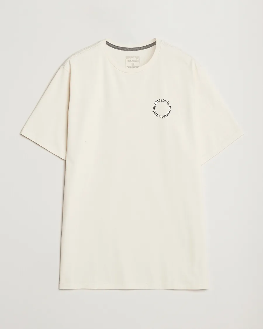 Spoke Stencil Responsibili T-Shirt Birch White